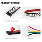 Arrow LED Tailgate Light Strip – Sequential Flow, 12V-24V, Fits Most Pickup Trucks