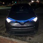 Car hood lights