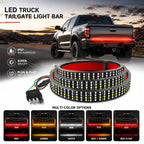 Truck tailgate light bar