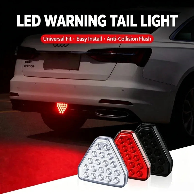 LED Triangle Tail Light – Brake & Running Light | 12V/24V-80V | Fits Trucks & Cars