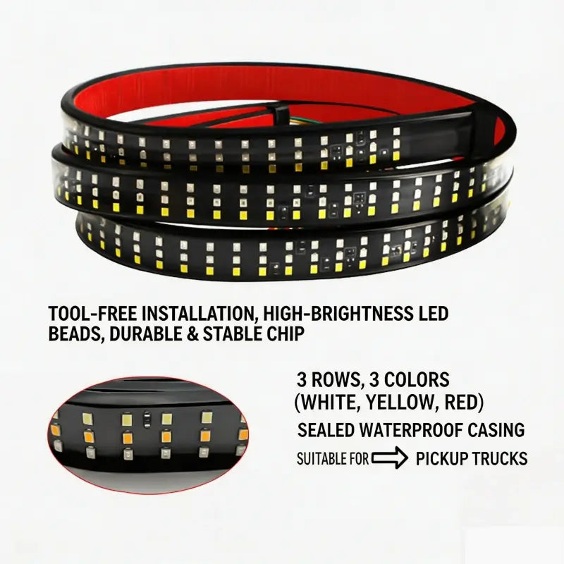 Truck tailgate light bar
