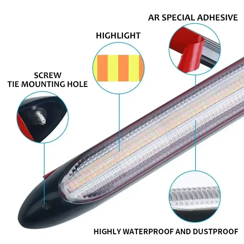 LED Daytime Running Light Strip – Sequential Turn Signal, Dual Color, Universal Fit