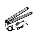Enhance Your Ride with LED Daytime Running Lights – Dual Color, Universal Fit