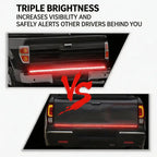 Truck tailgate light bar