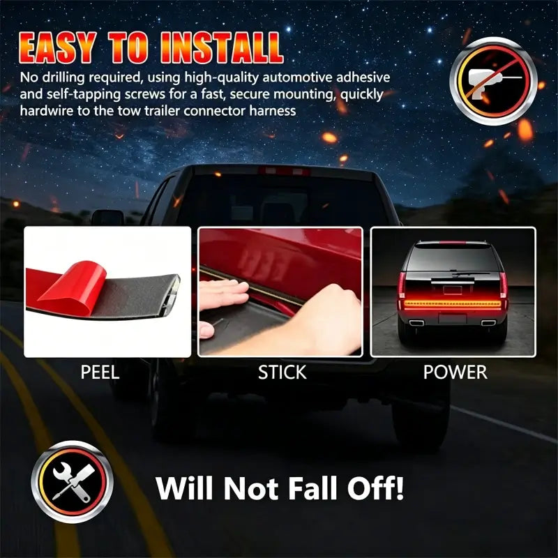 Truck light strip