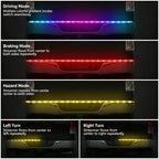 RGB Color-Changing Tailgate LED Light Strip – 12V-24V, Fits Most Pickup Trucks