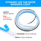 Car door warning lights