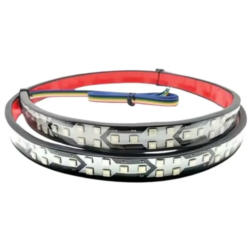 Flexible LED strip lights for car interior decoration with RGB wiring