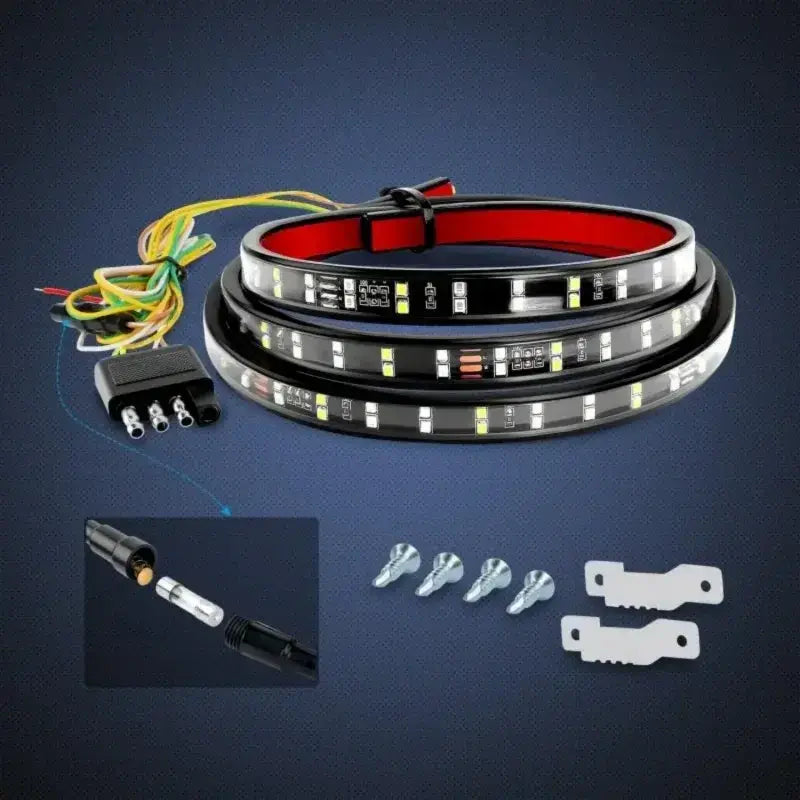 Truck tailgate light bar