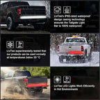 Truck tailgate light bar