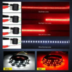 Truck tailgate light bar