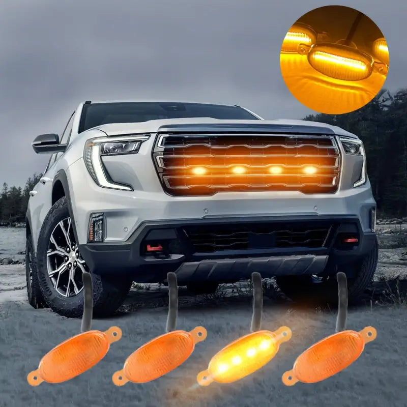Car grille lights