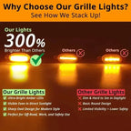 Car grille lights