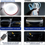 Car hood light, dual-color, dynamic