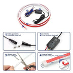 Car hood light, dual-color, dynamic