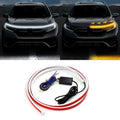 Car hood light, dual-color, dynamic