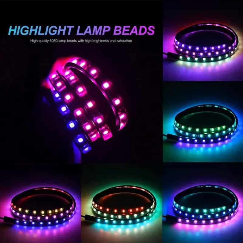 Colorful running lights