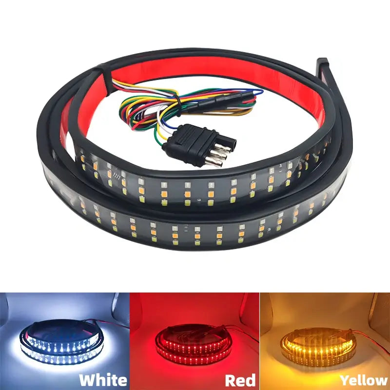 Truck tailgate light bar