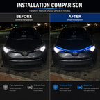 Car hood lights