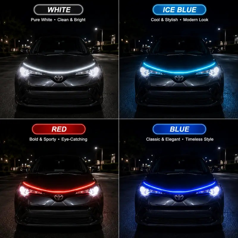 Car hood lights
